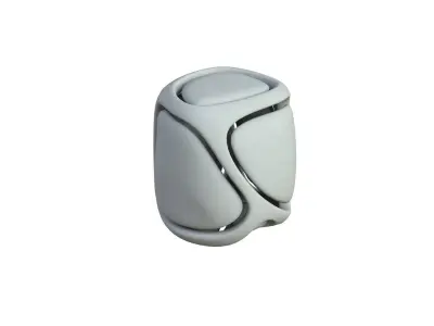 SciFi Cube Object No 67144 Low Poly Shape Low-poly 3D model