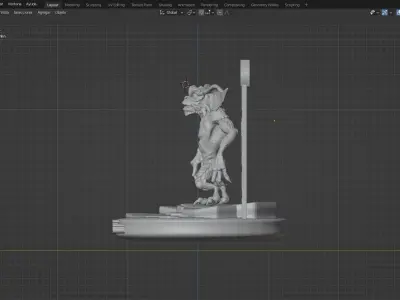 GRENLINS statue 3D model