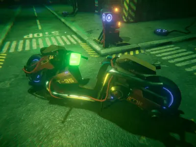 cyberpunk - Cyber City Fp Low-poly 3D model