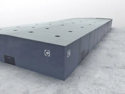 EDDB Storage 2C Low-poly 3D model