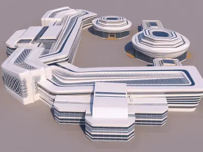 0115 - Modern Building 3D model