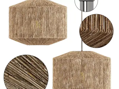 Lamp rope small barrel  n1 3D model