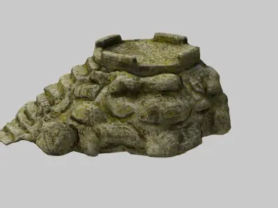 Altar Low-poly 3D model