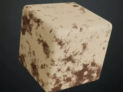 Oxidized Rusty Gold PBR Seamless Texture