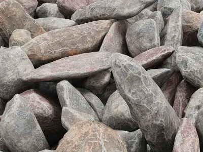 Rock stone collection n14 3D model