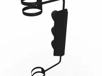 Traffic Light Black 3D model