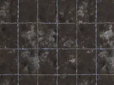 Rusty Variable Industrial Metal Plate PBR Seamless Texture