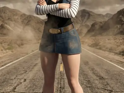 ANDROID 18 Dragon Ball Z  3D model