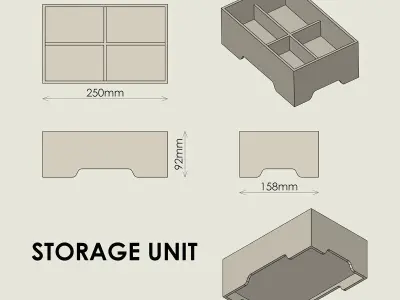 Storage Unit 3D print model