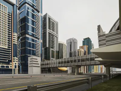 Dubai  Jumeirah Emirates Area 3D model