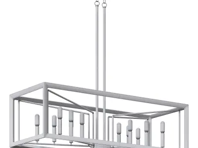 Sable Point Linear Pendant by lightology 3D model