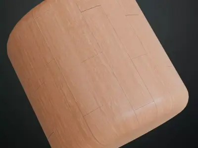 Antique High-Gloss Polished Mahogany PBR Seamless Texture