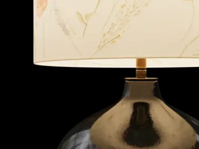 Pottery Table Lamp 3D model