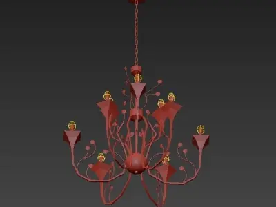 Iona Chandelier 3D model buy