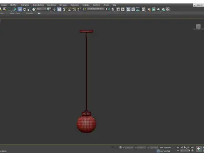 Congress 3128 Mini Pendant Light Low-poly 3D model