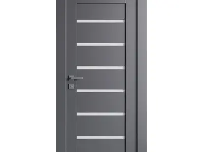 Modern entrance door 78 3D model