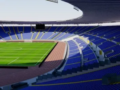 Stadio Olimpico - Rome  Italy 3D model