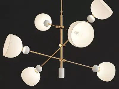 Margot Chandelier by Anthropologie in Assorted low poly 3d model Low-poly 3D model