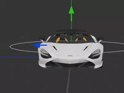 Auto Deportivo de Lujo  3D model