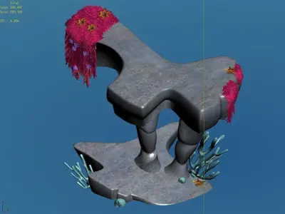 Mermaid - Seating 02 3D model