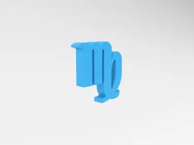 Virgo v1 004 Low-poly 3D model