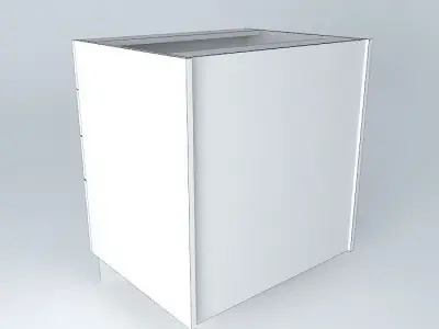 S1D3D1FD cabinet with two drawers Free 3D model