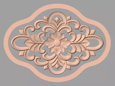 Artcam Aspire 3D relief models STL Files used for CNC E564 3D model