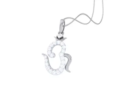 Spiritual Om Pendant 3D print model