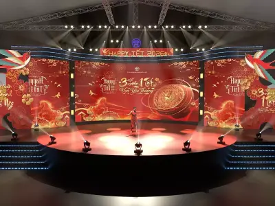 New year Stage Texture