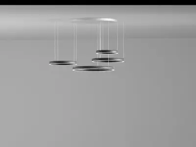 high-tech style lamp Free 3D model