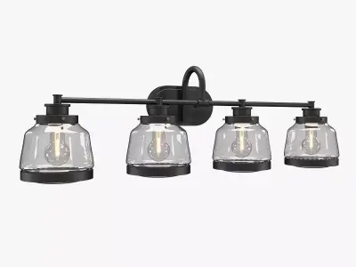 Judson 4-Light Bath Vanity Wall Light 3D model