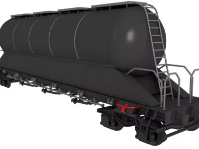 Railcars Collection 3D model