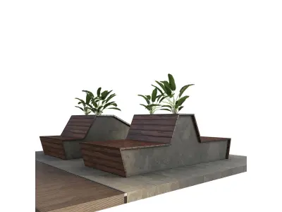Outdoor furniture 2 3D model