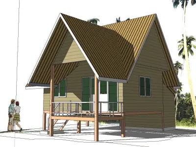 Creative Design-Holiday Cabin-081 3D model