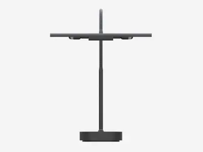 Piano metal table lamp 3D model