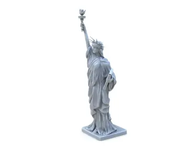  Statue of Liberty Low-poly 3D model