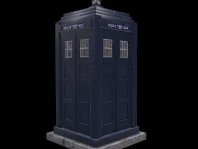 Police Box 3D model