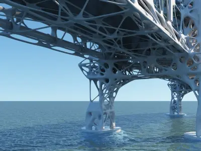 Future Bridge 02 3D model