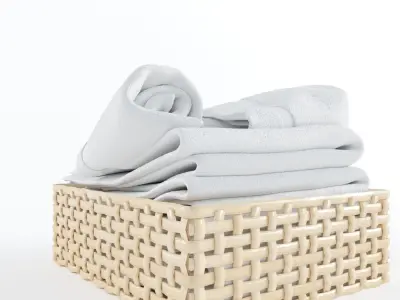 Towels detailed corona  3D model