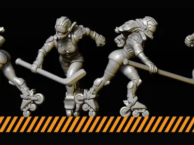 Rollerbabes  3D print model