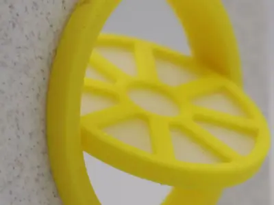 Functional Round window style 3 multi-color  3D print model