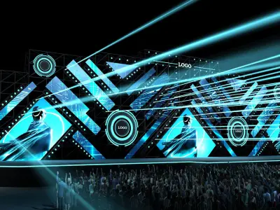 Concert stage 03 design 3D model