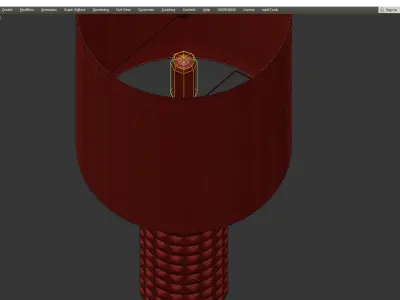 Evins Table Lamp Low-poly 3D model