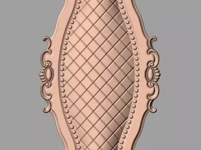 European furniture 3D relief models for CNC wood engraving E182 3D model