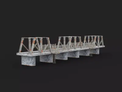 railway bridge 3D model order