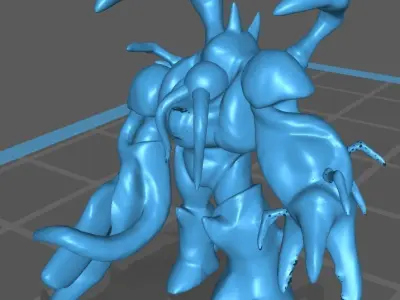 Starcraft Infested Terran 3D print model