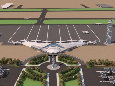 0025 - Architecture Airport - 2021 - 07 3D model