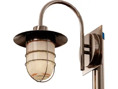 Street park lamp 3D model