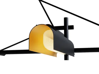 Tinkering Linear Pendant By Joost van Blejswijk for Moooi 3D model