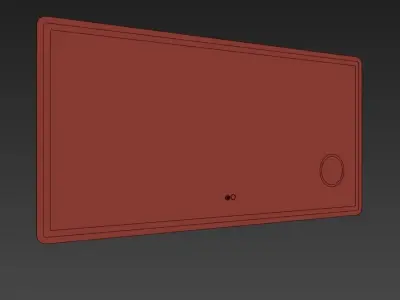 Deejay LED Mirror 1400 x 700 mm 3D model